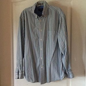 Club Room men’s striped button down shirt.
